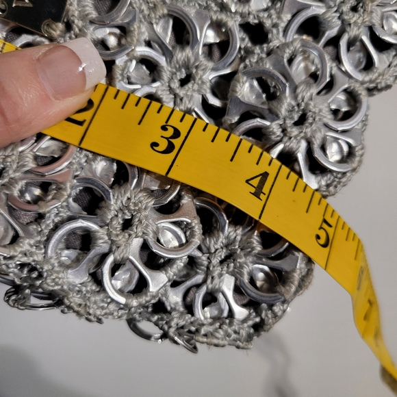 HANDMADE WALLESKA SODA TAB CLUTCH WRISTLET - Picture 8 of 9